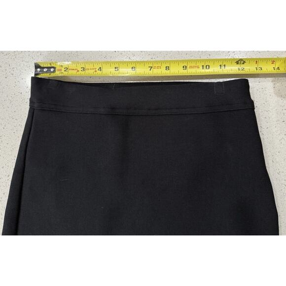 HERVE LEGER x Forever 21 Black Bodycon Bandage Pencil Skirt Medium Super Stretch - Picture 3 of 7